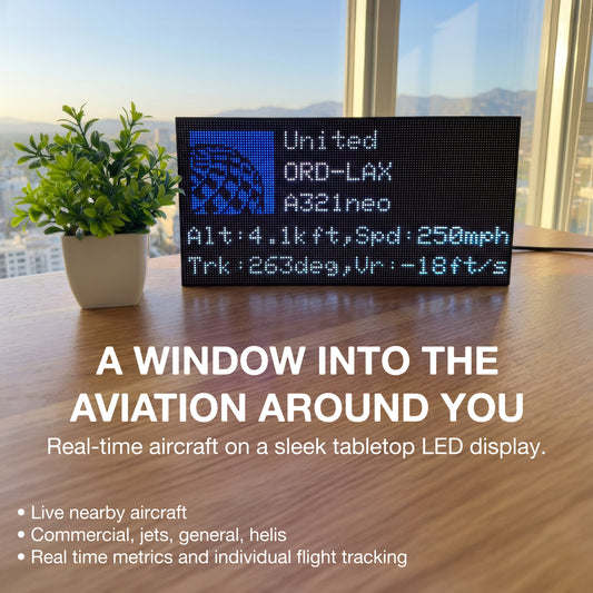 FlightWall - Mini Flight Tracking LED Display
