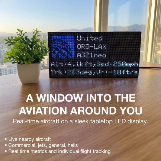 FlightWall - Mini Flight Tracking LED Display