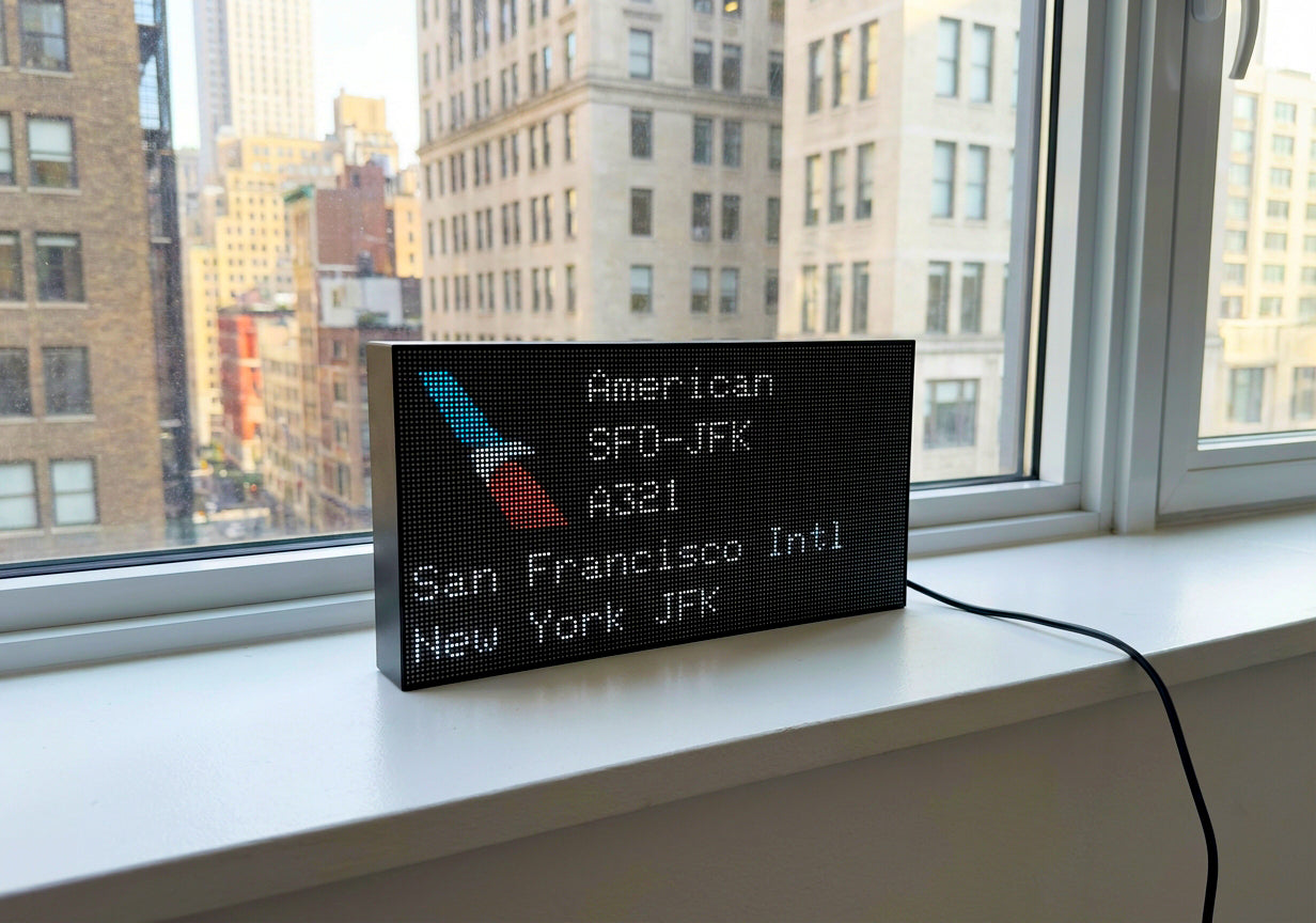FlightWall - Mini Flight Tracking LED Display