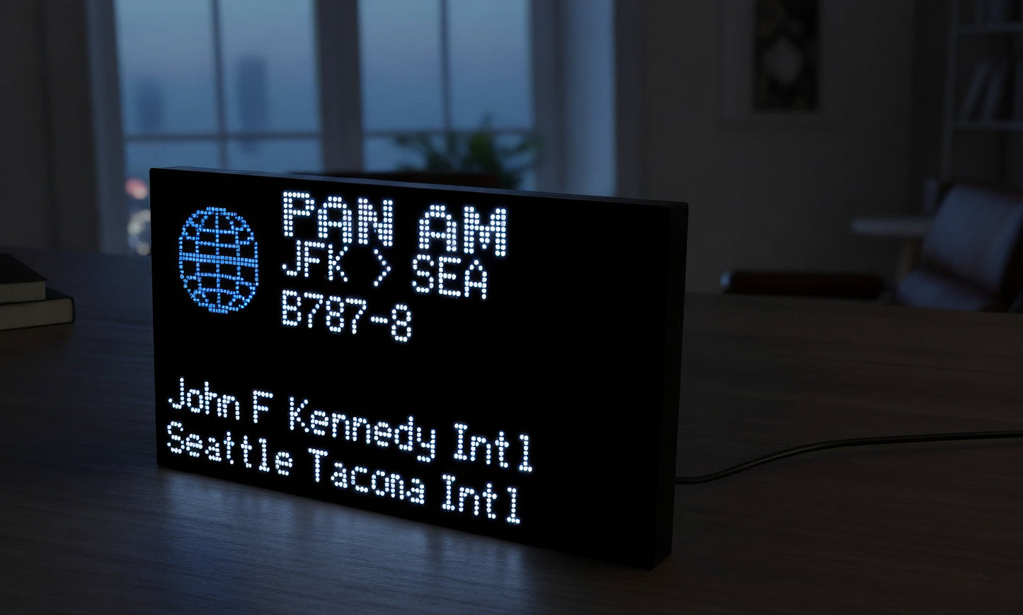 FlightWall - Mini Flight Tracking LED Display (Ships Mid-December)