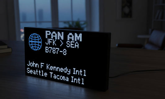 FlightWall - Mini Flight Tracking LED Display (Ships Mid-December)