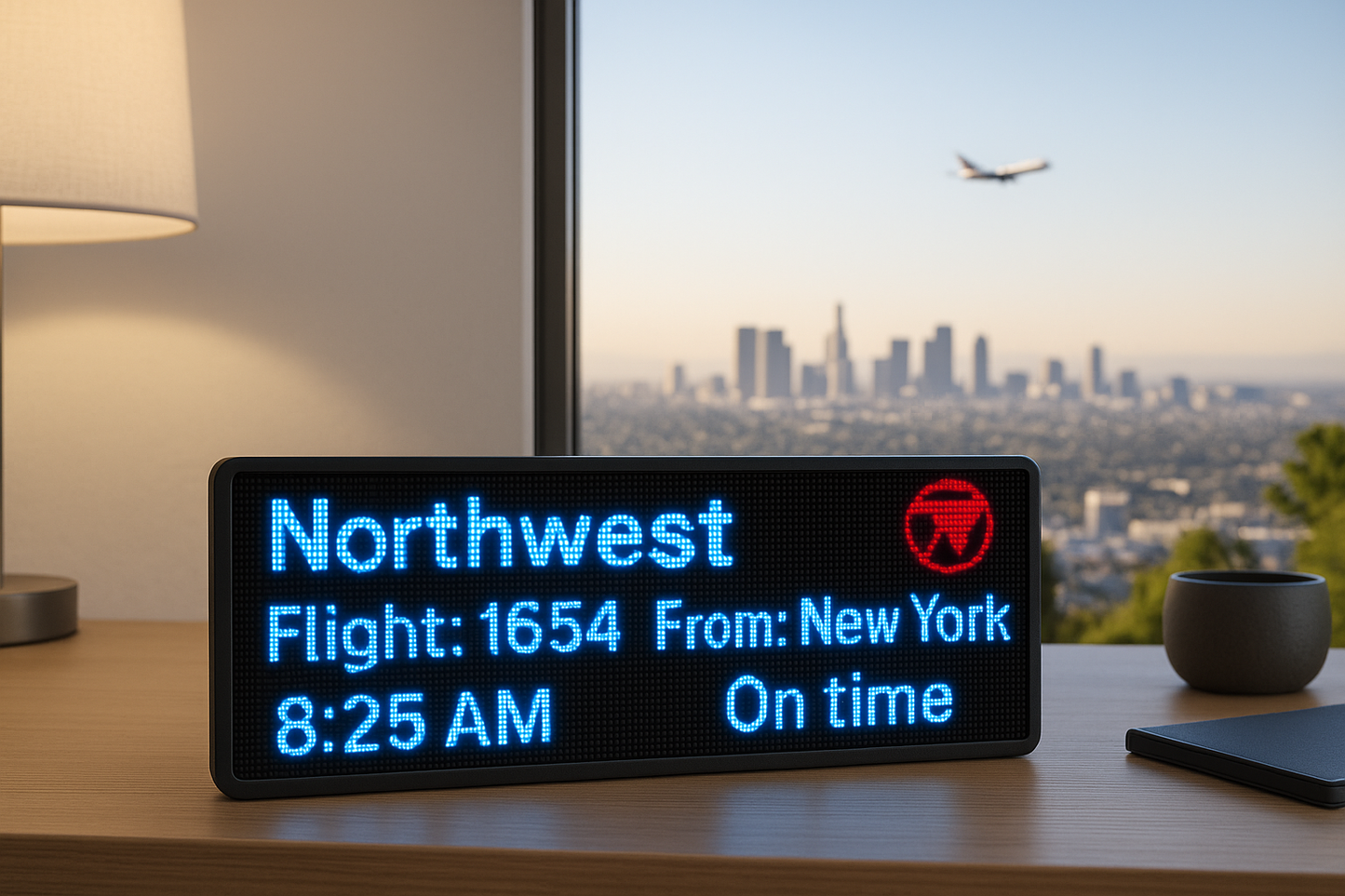 FlightWall - Mini Flight Tracking LED Display