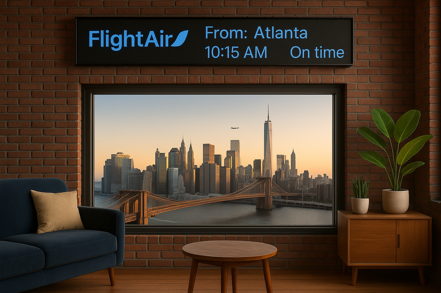 FlightWall - Widescreen Flight Tracking LED Display